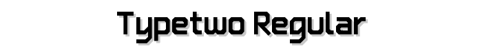 TypeTwo Regular font